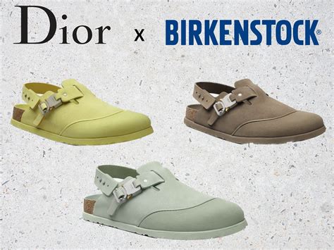 christian dior collaborations|Dior birkenstocks.